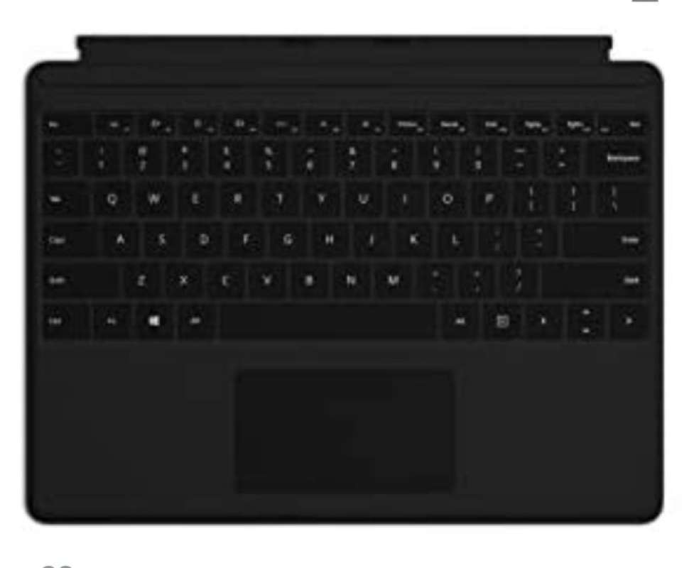 Promo Microsoft Surface Pro X Signature Type Cover Keyboard Hitam