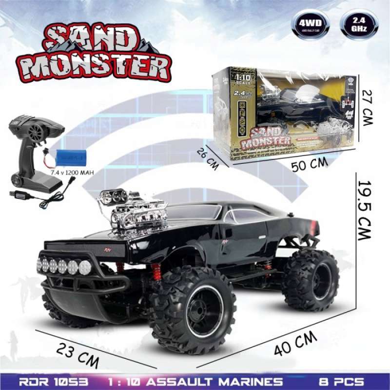 Promo Rc Rock Crawler Offroad Mobil Fast N Furious Assault Marine