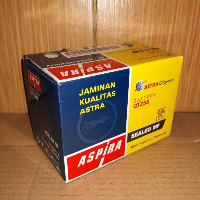 Promo Aki / Accu Motor Yamaha Xeon Aspira Gtz5S Mf Kering , 3.5 Ah