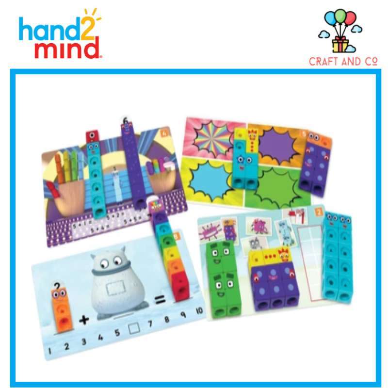 Jual hand2mind numberblocks mathlink cubes 1â€“10 activity set mainan ...