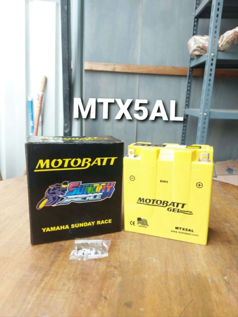 Jual AKI GEL MOTOR MOTOBAT MOTOBATT MTX5AL RC SHOGUN SOGUN BRAVO