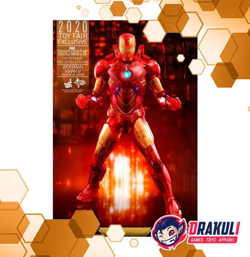 Promo Hot Toys 1/6th Scale Iron-Man 2 - Iron-Man Mark IV (Holographic ...