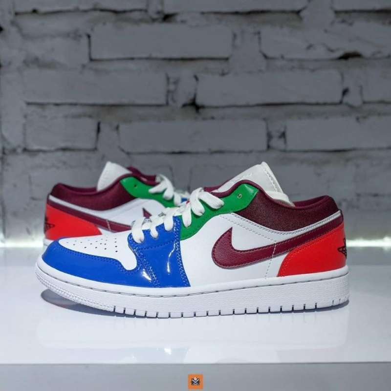 Jual Sepatu NIKE AIR JORDAN 1 Low Multicolor di Seller six6street