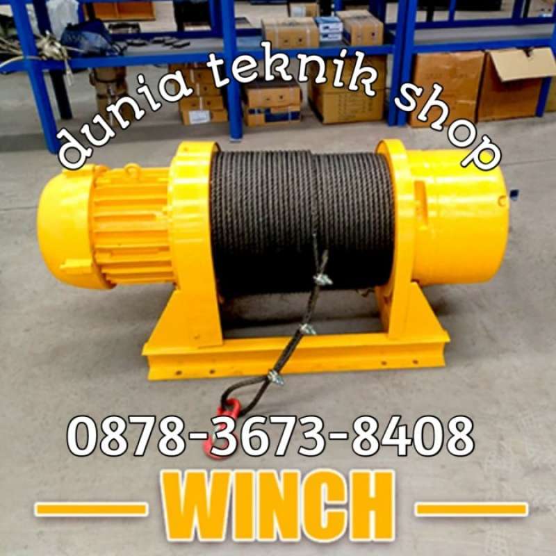Promo Electric Winch Hoist 2 Ton × 100 Meter Electric Hoist Type Sling