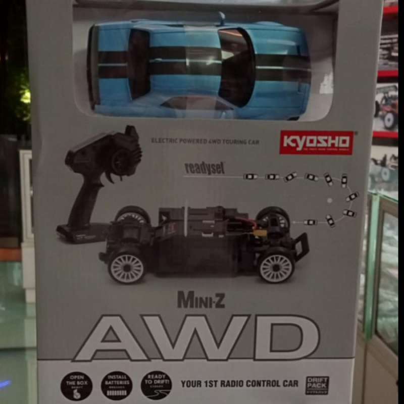 GPM Coperchio Scatola Ingranaggi Posteriore In Alluminio Per Kyosho Mini-Z AWD (Blu)