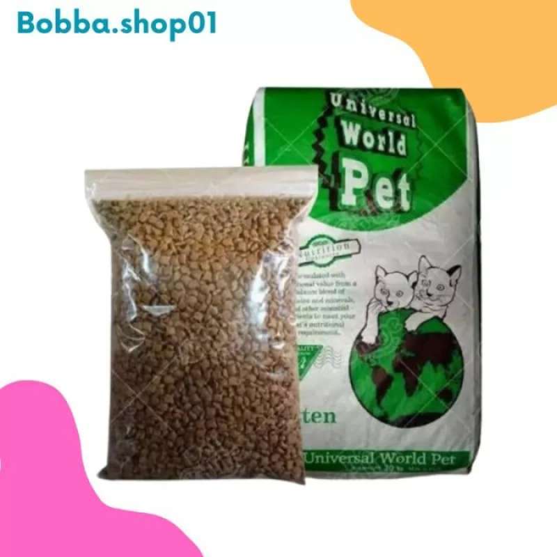 Jual UNIVERSAL WORLD PET KITTEN REPACK MAKANAN DRYFOOD KERING KUCING
