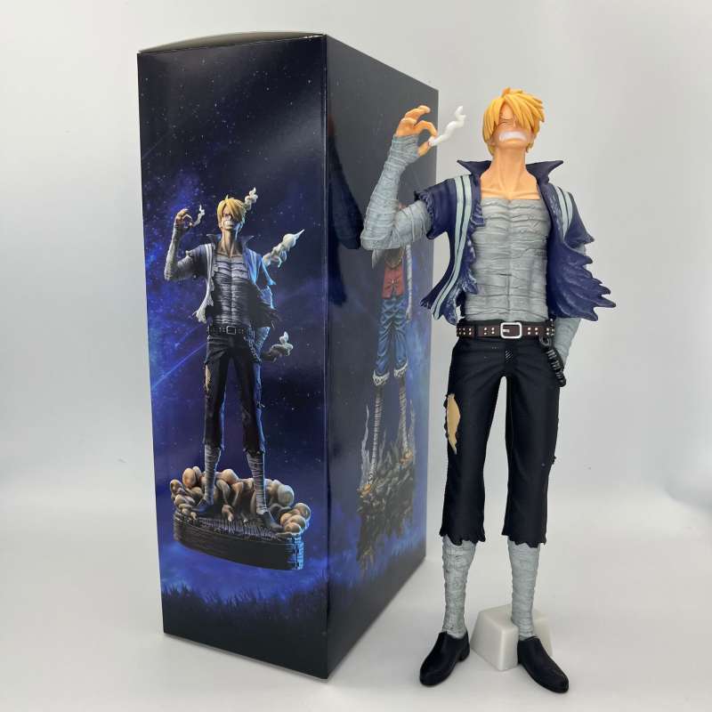 Action Figure Sanji Vinsmoke One Piece 27 Cm, Statua Da Collezione Edizione Speciale 2023, Senza Confezione - Foto 5