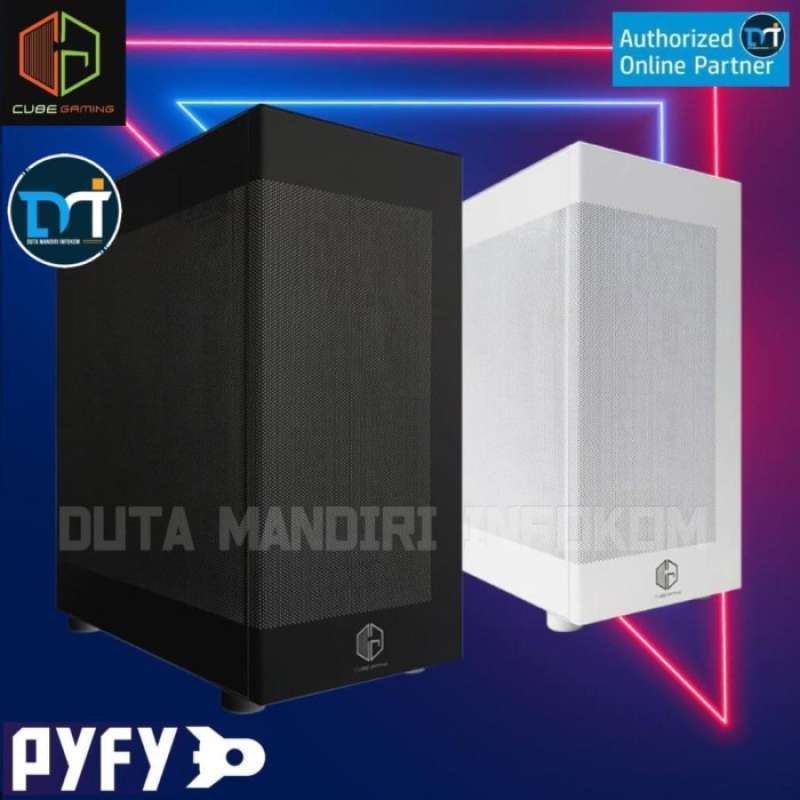 Promo Cube Gaming Pyfy - Dual Mesh Version M-Atx Gaming Case Diskon 23% ...