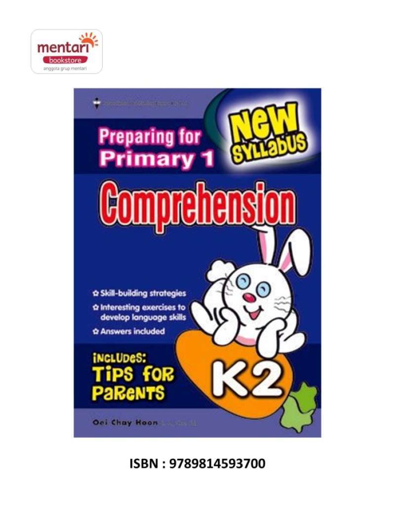 Promo Preparing For Primary 1 - Comprehension K2 | Buku Bahasa Inggris ...