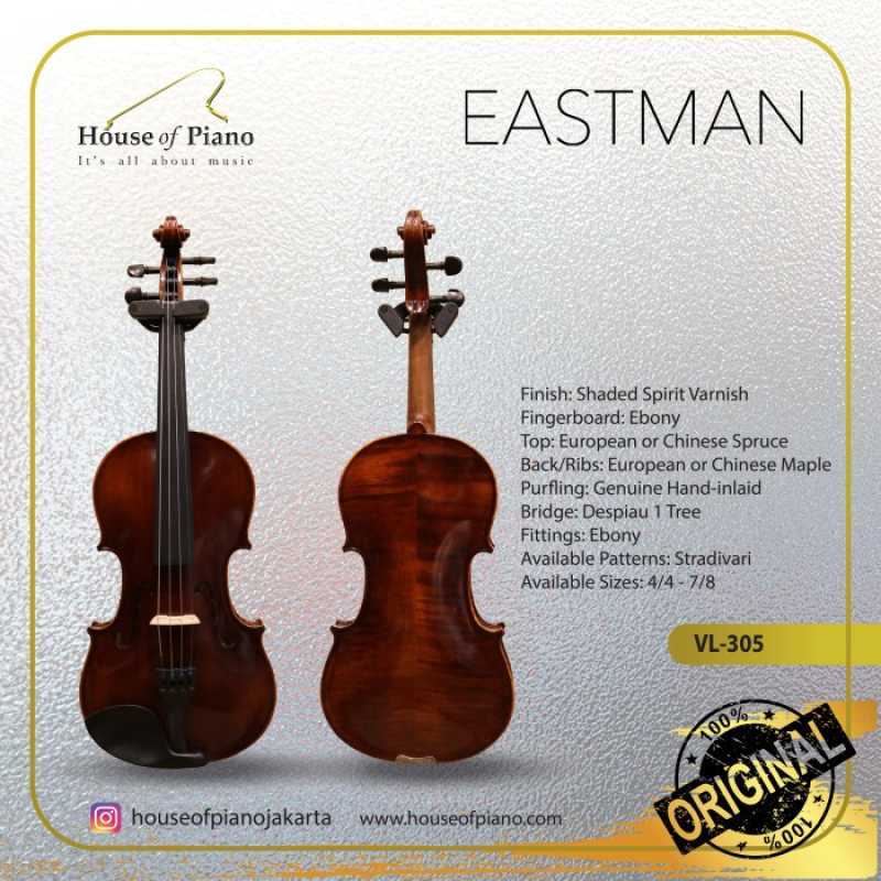 Promo Biola Eastman VL305 4/4 / Violin Eastman Full Size Diskon 23 di