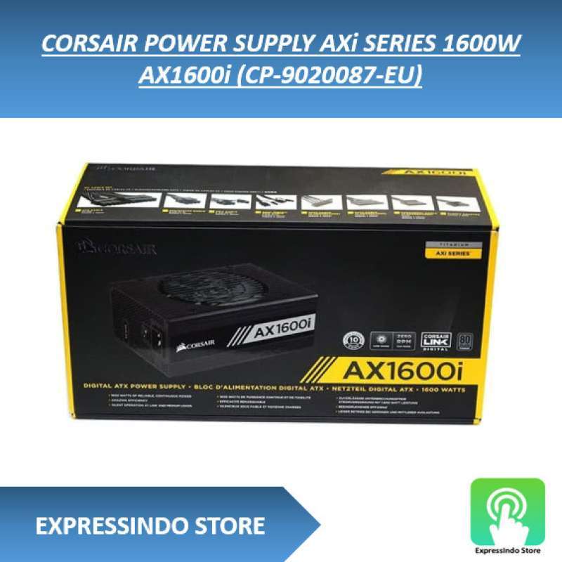 Alimentation PC Corsair AX1600i - 1600W - Numérique - ATX - Neuve Sous Blister