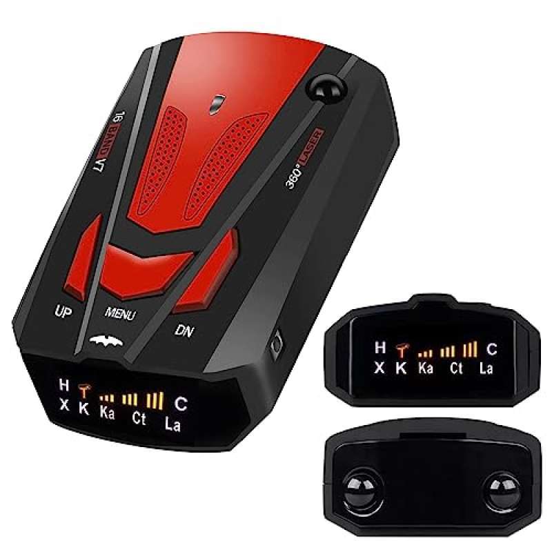New Radar Driving Aids With Voice Speed Prompt, Automatic 360 Degree City Highway Mode Led Display