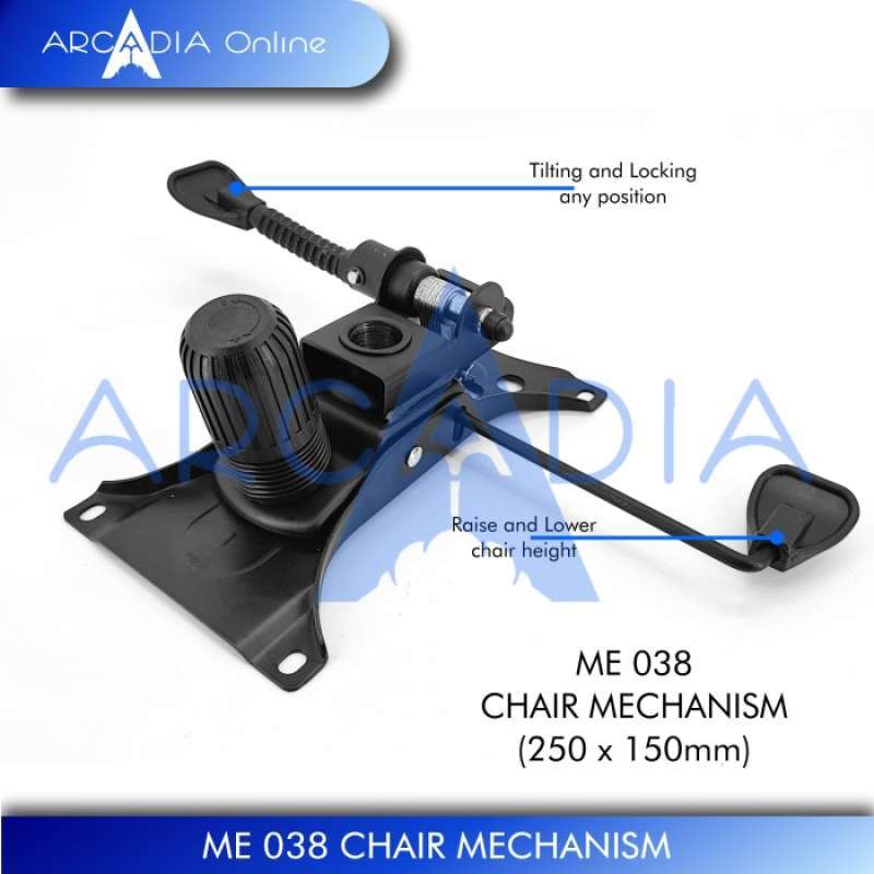 Promo Me038 Mekanis Kursi Mechanism Office Chair Butterfly 25X15 Diskon ...