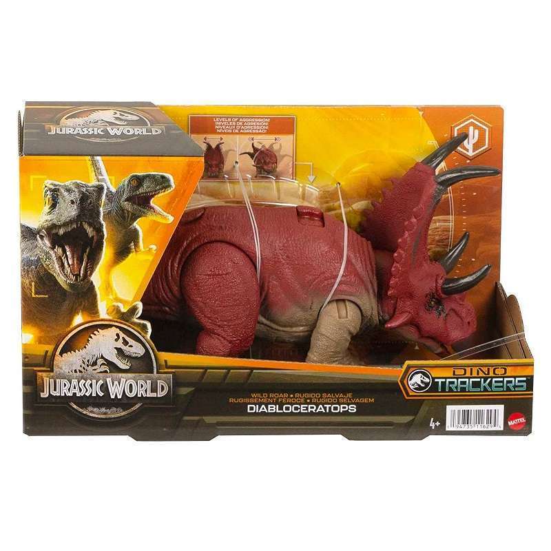 Jual Jurassic World Devil Triceratops The Dinosaur Tracker Roared ...