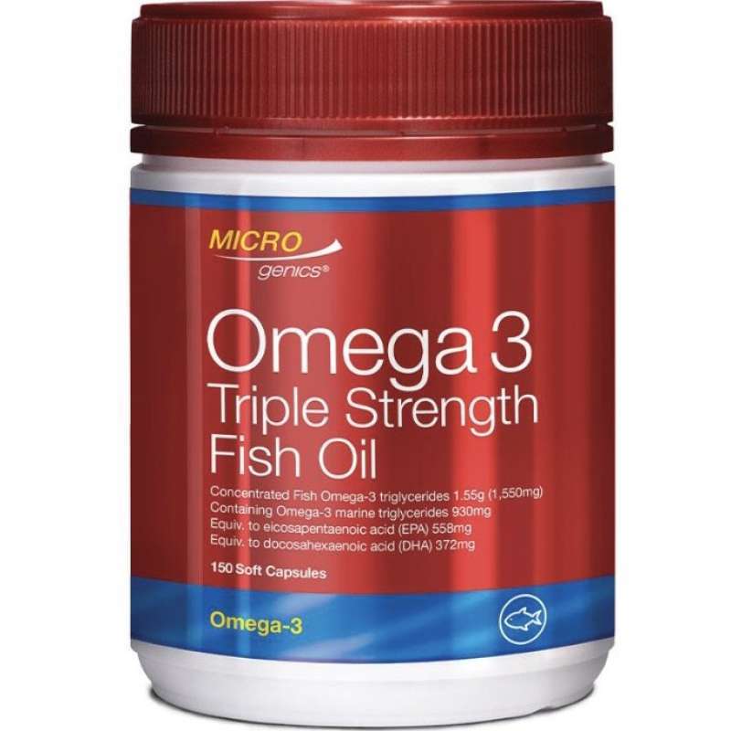 Promo Microgenics Omega 3 Triple Strength Fish Oil 150 Capsules Diskon