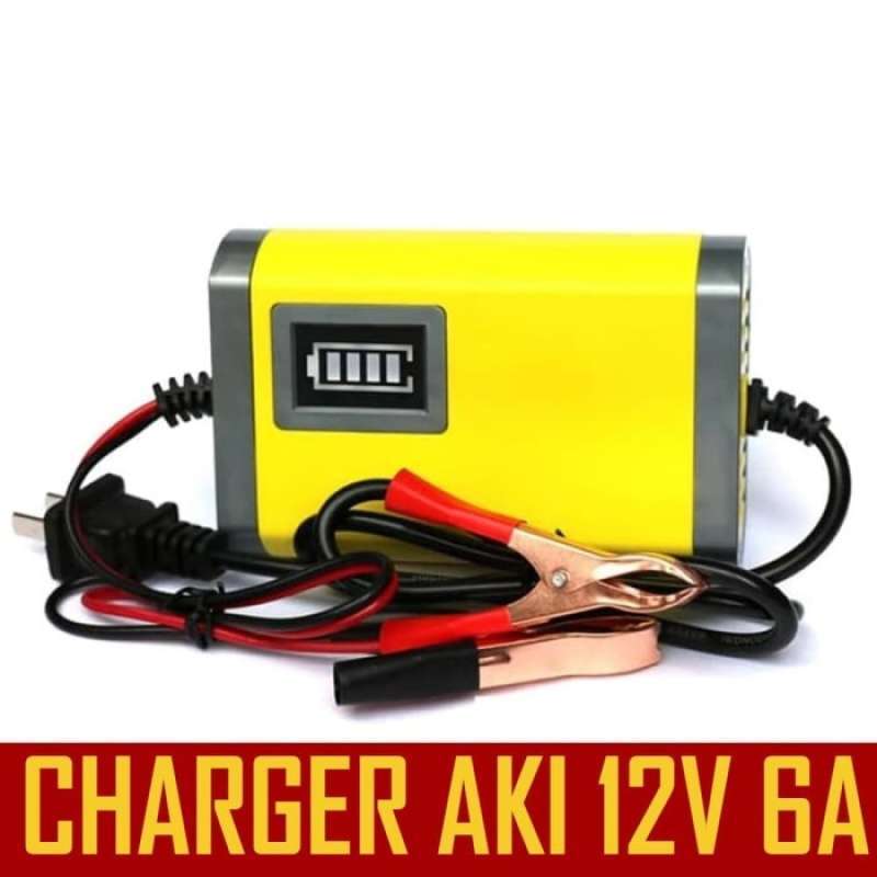 Promo Charger Aki Cas Aki Smart Fast Charger aki 5A Bisa cas Sampai