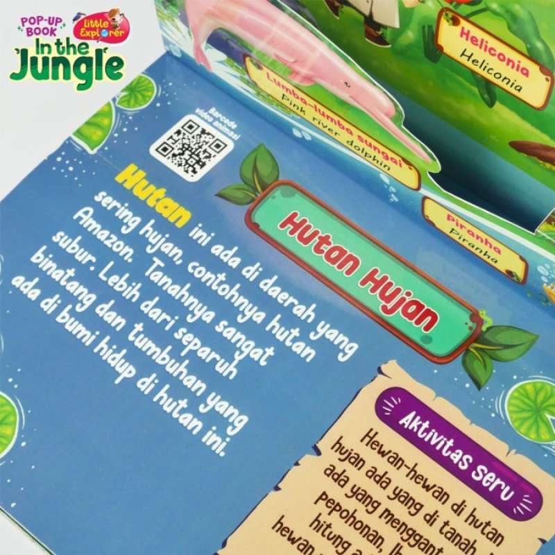 Jual Buku Edukasi Anak Pop Up Book Little Explore In The Jungle 3d ...