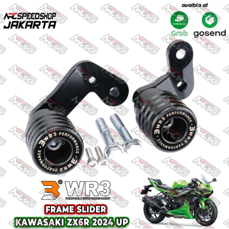 Promo Frame Slider WR3 Kawasaki Ninja ZX6R 2024 UP Frame Slider