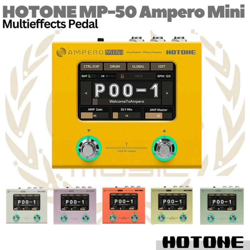 Jual Hotone Mp50 Ampero Mini Multi Effects Pedal | Efek Gitar ...
