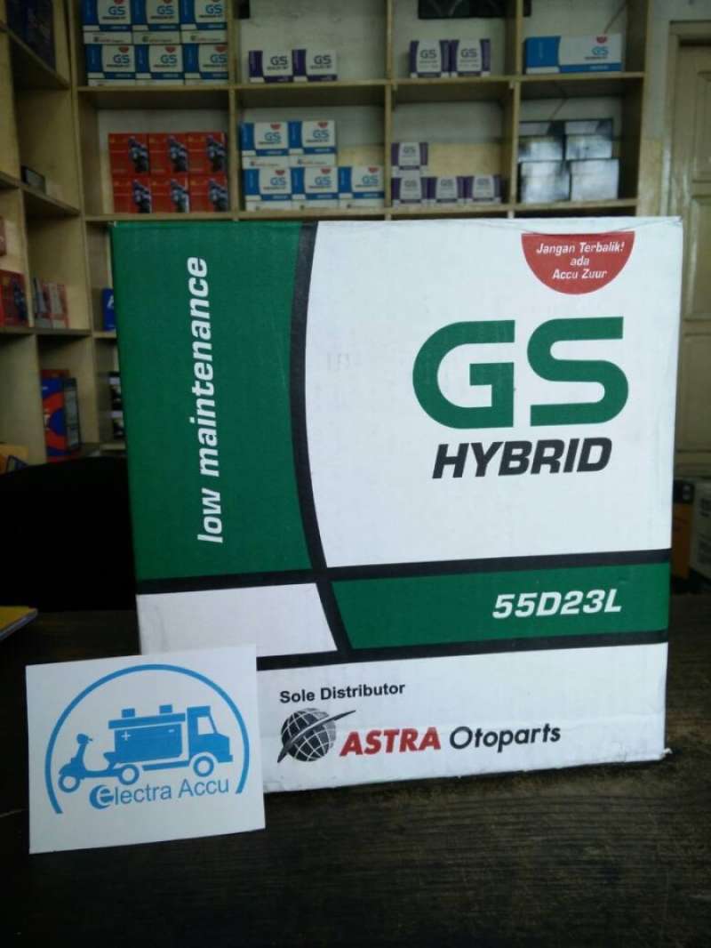 Promo Aki mobil Toyota Kijang Innova Bensin GS astra Hybrid 55D23L Aki