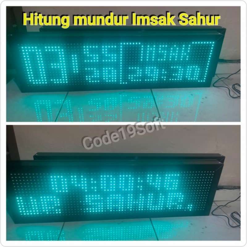 Promo JWS Jam Masjid Digital WIFI Murrotal Adzan Mushola Full Set 2