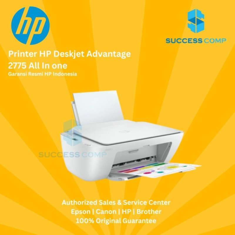 Promo Printer HP Deskjet Advantage 2775 All In one Print-Scan-Copy-Wifi ...