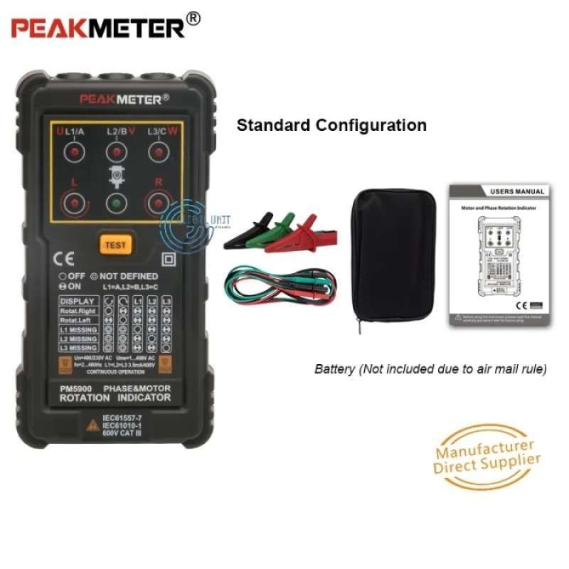 Promo Ms5900 3 Phase Rotation Indicator Tester Three System Motor ...