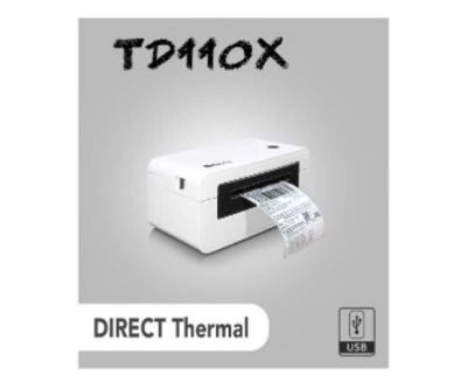 Promo 100 Produk Ori Printer Thermal Barcode Label Blueprint 110Mm Usb