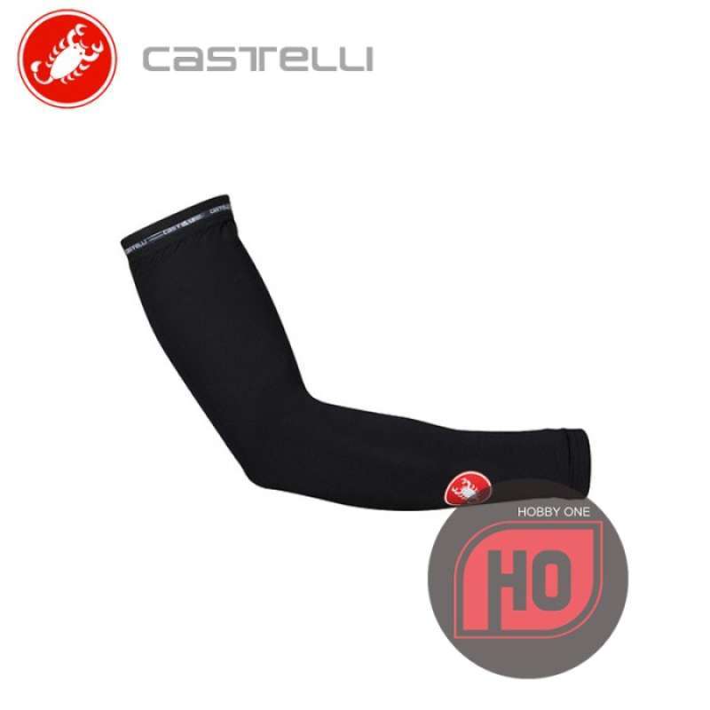 Promo CASTELLI UPF 50 PLUS ARM SLEEVES BLACK - Manset Diskon 33% di Seller KanzaHana Store 