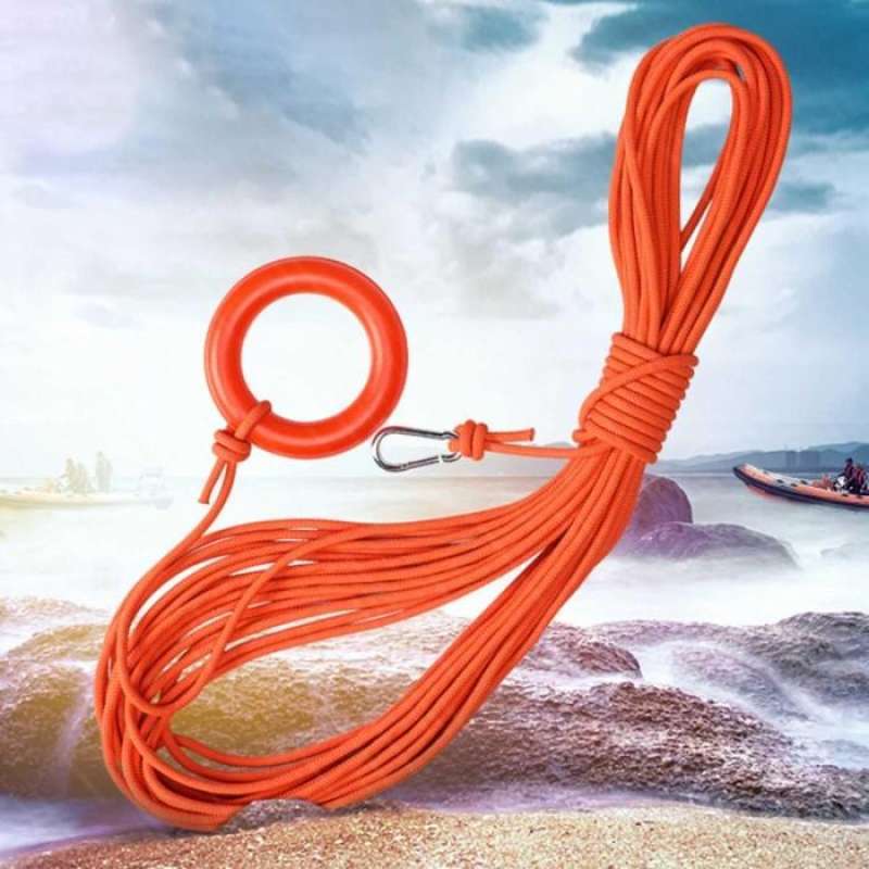 8mm Rescue Rope Jual Surfa Life Tali Pelampung Floating Ring Rescue Rope 20m Sul01 Oren ...