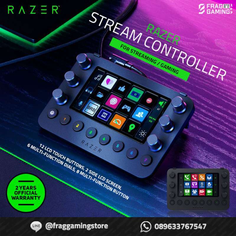 Promo Razer Stream Controller All-in-one Control Deck For Streaming ...
