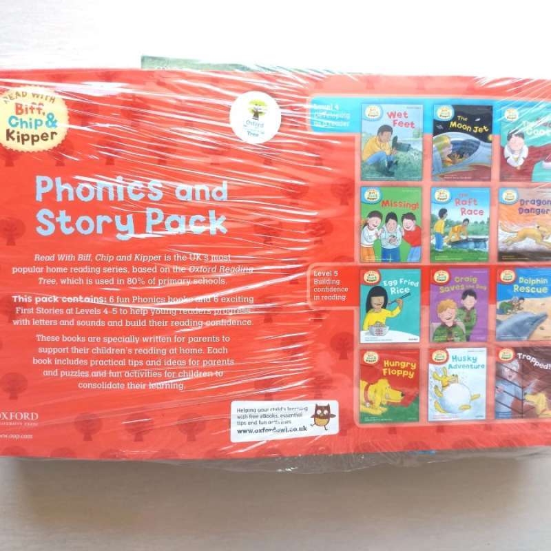 Promo Oxford Read With Biff Chip & Kipper - Phonics And Story Pack (12 ...