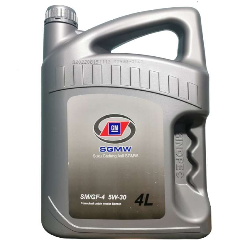 Promo Sgmw 5W-30 Sm/Gf-4 4 L Oli Mesin Wuling Confero & Cortez 1.5 Baru ...