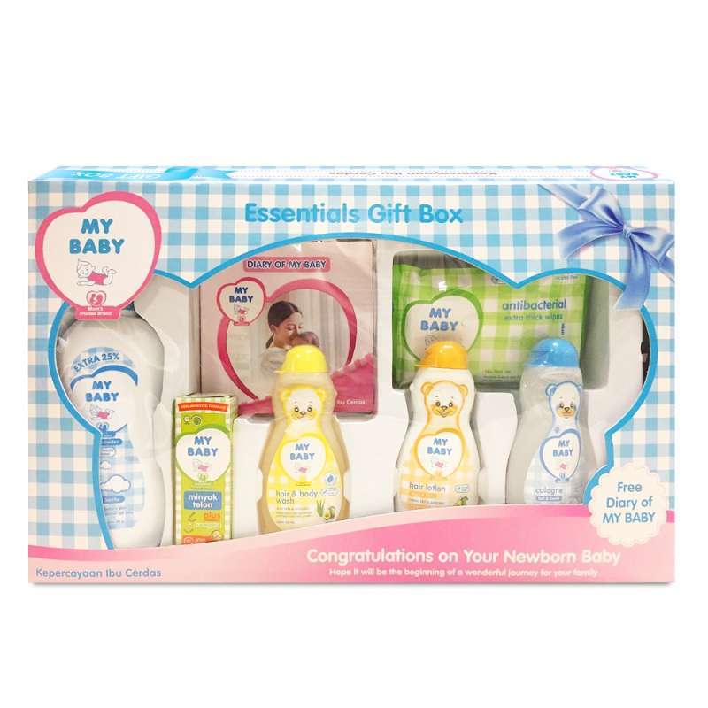 ZS MY BABY Gift Box Blue Items Paket Perlengkapan Bayi Baru Lahir  Exp: