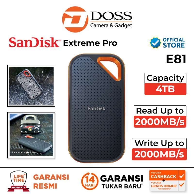 新品未開封】SanDisk Extreme PRO ポータブルSSD 4TB