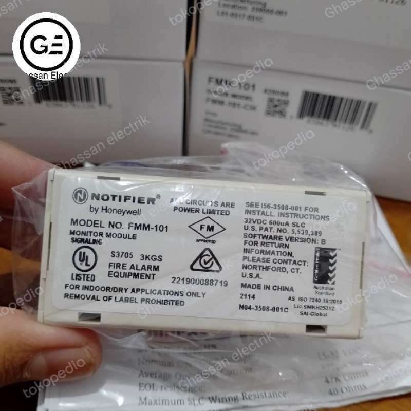 Promo Mini Monitor Module Notifier Fmm-101 Notifier Original Diskon 25% ...