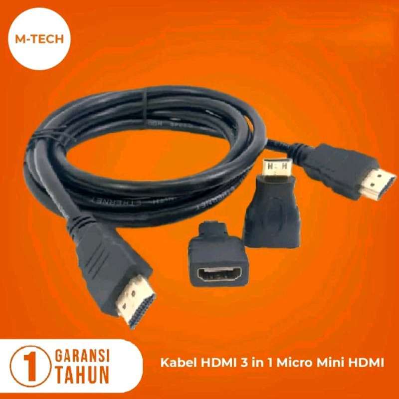 KabeL HDMI 3in1 micro Mini HDMI M-Tech