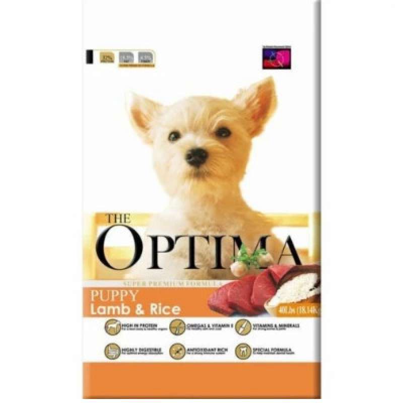 Promo Optima Puppy Lamb And Rice 18kg Dog Food High Quality Diskon 23