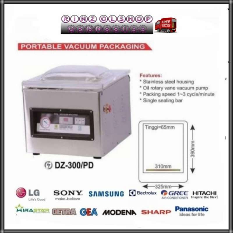 Promo Portable Vacuum Getra Dz-300/Pd Packaging Vacuum Sealer Dz 300 ...