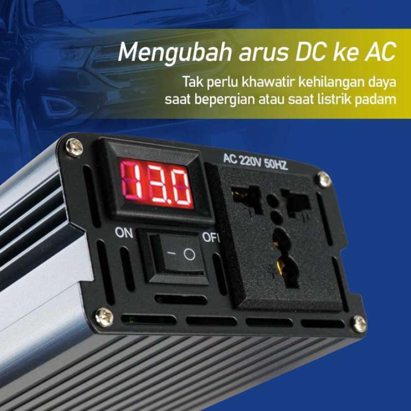 Promo Kai Fang Modified Wave String Power Inverter DC 12V to AC 220V ...