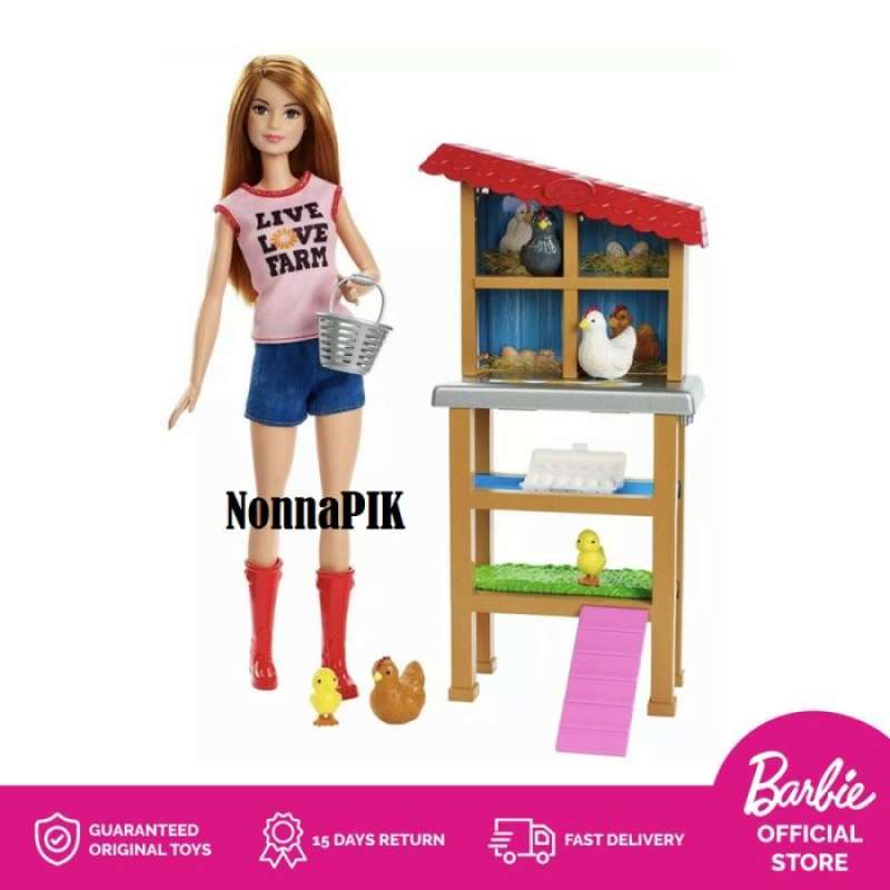 Jual Barbie Chicken Farmer Doll And Playset Boneka Mainan Anak Perempuan Di Seller Edumart Super Cengkareng Timur Kota Jakarta Barat Blibli