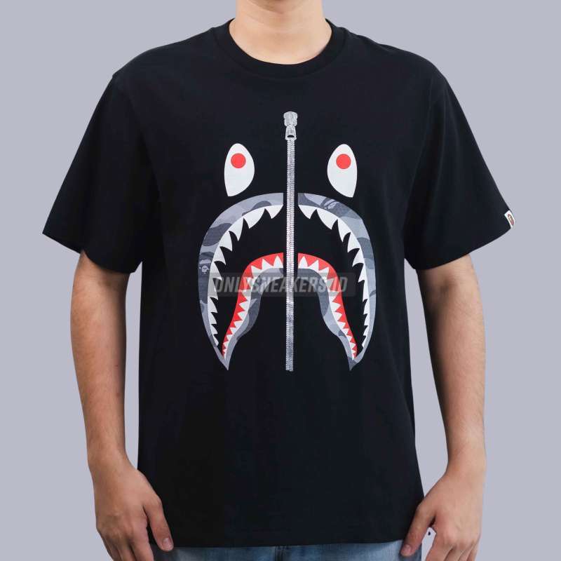 Harga bape new arrivals camo shark