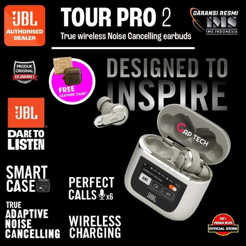Promo Terbaik Jbl Tour Pro 2 / Pro2 True Wireless Anc Earbuds Tws With