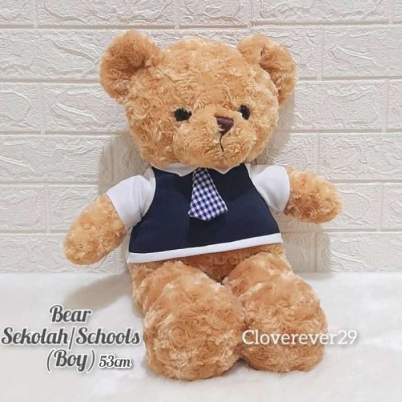 Little M Boneka Bear Lebaran Boy Sarung