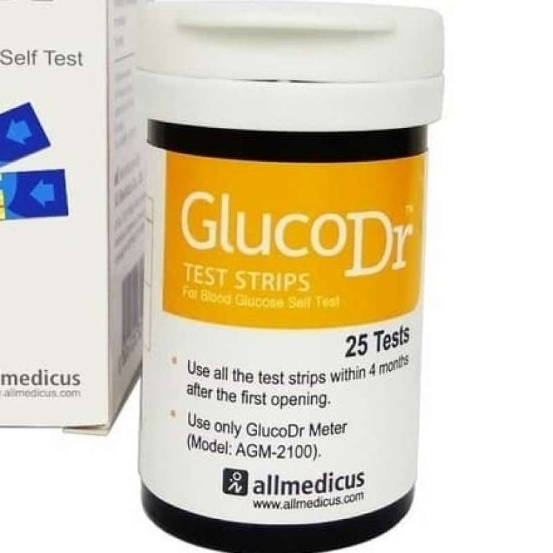 Promo Alat Ukur Cek Gula Darah Glucodr Gluco Dr Test Strip Code 8 Agm 2100 Diskon 65 Di Seller