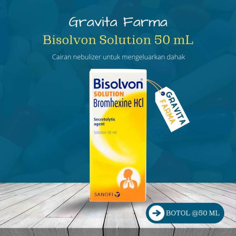 Full Solution Bisolvon Solution 50 Ml Cairan Nebulizer Lengkap Harga Terbaru Maret ...