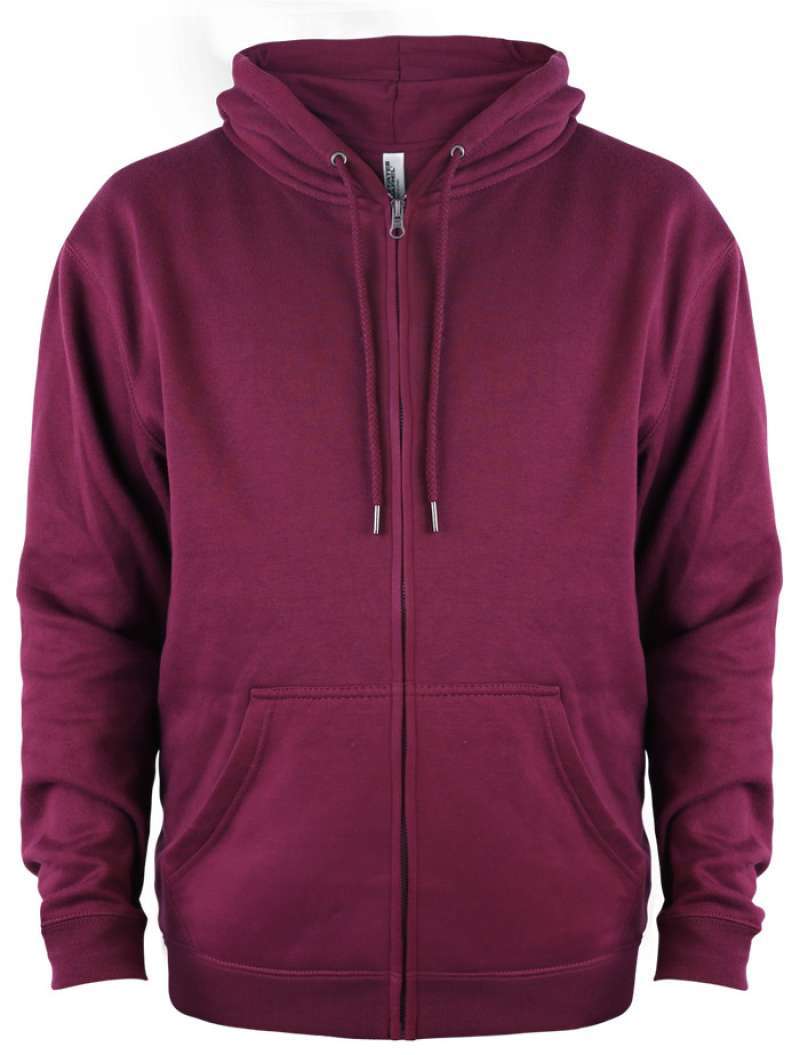 Jaket hoodie maroon top