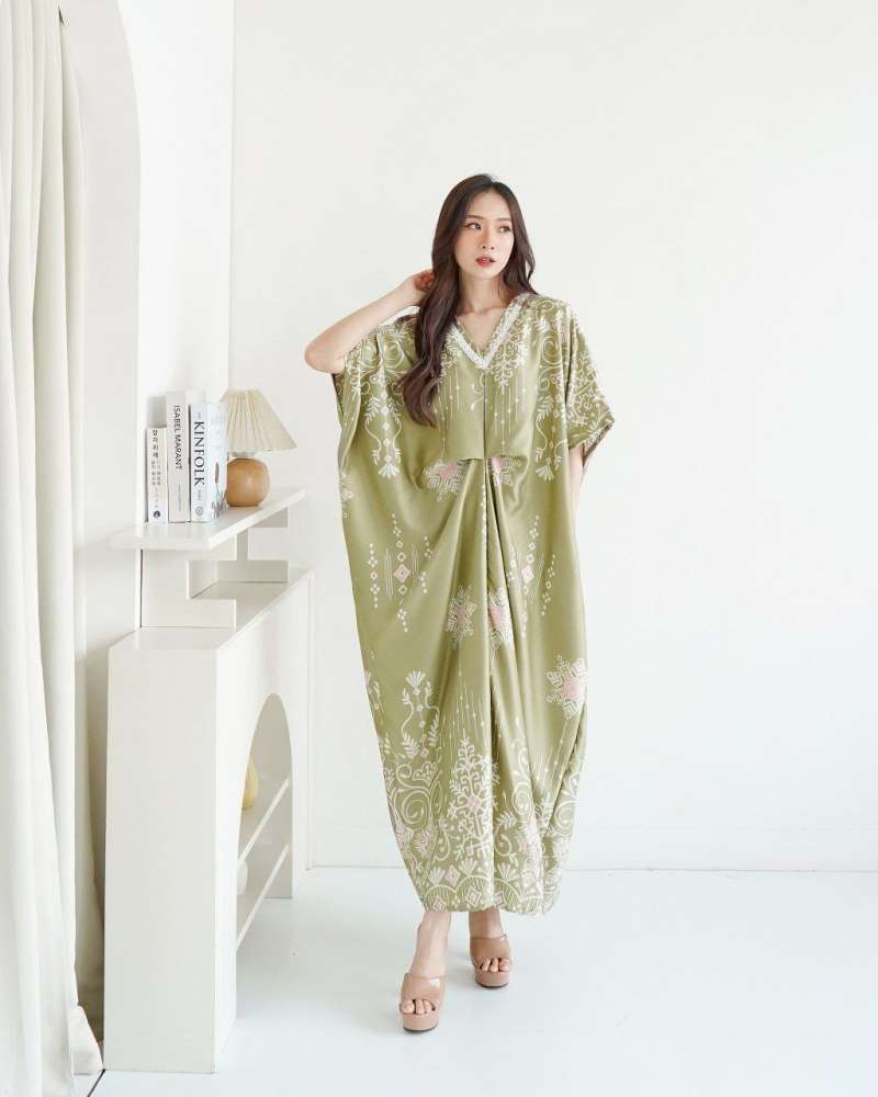 Jual Ef723 Kaftan Modern Batik Wanita kaftan Batik Satin Premium semisutera kaftan Lebaran 2024 kaftan Batik Wanita 723 Cbp Green Di Seller Efremi A16. No.7mutiara Kota Jakarta Barat Blibli