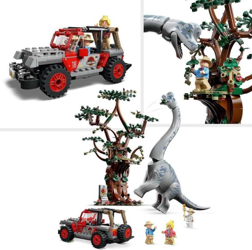 Jual Lego 76960 Jurassic Park Brachiosaurus Discovery Dinosaur Toy Set ...