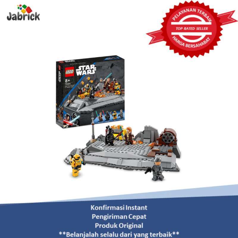 Promo Lego 75334 Star Wars Obi-wan Kenobi Vs. Darth Vader, Buildable Action Diskon 50% Di Seller 